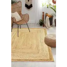 Decomia Home دیجیتالی بدون لغزش جوت حصیری قابل شستشو با ظاهر مدرن فرش اتاق نشیمن فرش آشپزخانه فرش بالکن فرش کف فرش