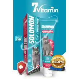 خمیر استریل سولومون 100 گرم خمیر مالت با ویتامین ها و مواد معدنی برای گربه های عقیم شده