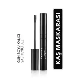 Flormar Sabitleyici ve Renk Koruyucu Şeffaf Kaş Maskarası - Eyebrow Fixator Mascara - 001 - 8690604242733