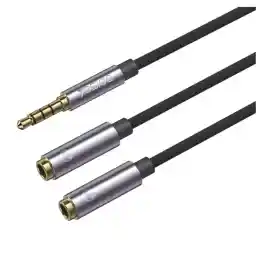 کابل تبدیل 2 به 1 جک 3.5 میلیمتری هدفون یسیدو مدل YAU27