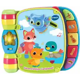 کتاب آهنگ VTech Baby Animal Friends - اسباب بازی های تعاملی - کتاب کودک - کتاب های کودکان - آبی - 3 تا 36 ماه