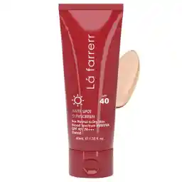 کرم ضد آفتاب و ضد لک رنگی SPF40 لافارر مناسب پوست های خشک و معمولی حجم 40 میل کرم ضد آفتاب و ضد لک رنگی SPF40 لافارر مناسب پوست های خشک و معمولی حجم 40 میل