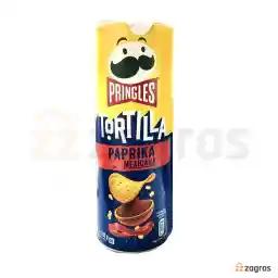 چیپس پرینگلز مدل Tortilla با طعم پاپریکا 160 گرم