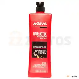 شامپو بدون سولفات بوتاکس آگیوا مناسب موهای آسیب دیده و شکننده 1000 میل