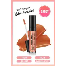 آب نبات جدید Well Liquid Illuminating Blush 3 in 1