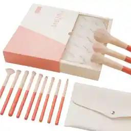 ست برس آرایشی مدل C1 بسته 12 عددی - نارنجی