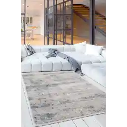 PetraHomeLiving Breda تالار خاکستری روشن و فرش اتاق نشیمن