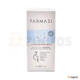 بی بی کرم 7 در 1 فارماسی رنگ روشن تا متوسط 02 با SPF15 حجم 50 میل