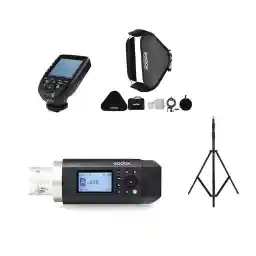 فلاش پرتابل گودکس Godox Witstro AD400 Pro به همراه فرستنده سونی XProS+ سافت باکس 60x60 و پایه