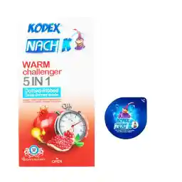 کاندوم ناچ کدکس مدل Warm Challenger بسته 12 عددی به همراه کاندوم ناچ کدکس مدل Blazer