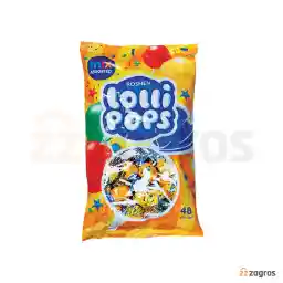 آبنبات چوبی Roshen با طعم کوکتل بسته 48 عددی