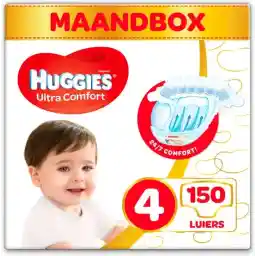 پوشک Huggies - سایز 4 (7 تا 18 کیلوگرم) - 150 عدد - بسته ارزشی