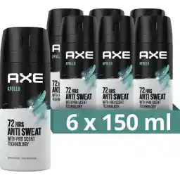 اسپری ضد تعریق Axe Apollo - 6 x 150 ml - بسته ارزشی