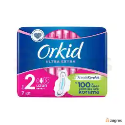 نوار بهداشتی ارکید مدل ULTRA EXTRA بسته 7 عددی