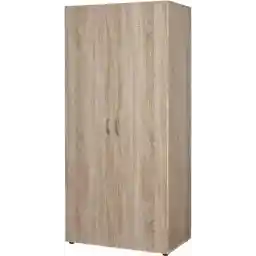 کمد لباس Woonexpress Baarlo - کمد درب لولایی - 2 در - ام دی اف - طبیعی - 80 x 177 x 52 سانتی متر (WxHxD)