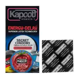 کاندوم خاردار کاپوت مدل Energy + Delay بسته 12 عددی به همراه یک عدد کاندوم گودلایف