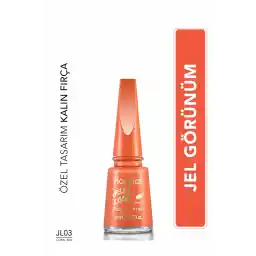 لاک ناخن براق ژل لوک فلورمار (قرمز مرجانی) - Jelly Look Ne. - Jl03 قرمز مرجانی - 8690604233618