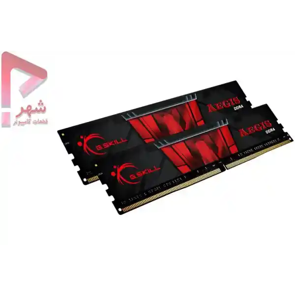 رم دسکتاپ DDR4 تک کاناله 3200 مگاهرتز جی اسکیل مدل AEGIS ظرفیت 16 گیگابایت G.SKILL Aegis DDR4 16GB 3200MHz CL16 Single Channel Desktop Ram