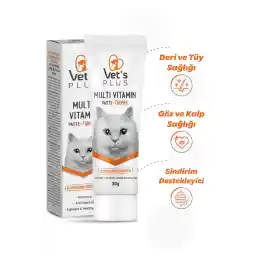 خمیر مولتی ویتامین گربه ویتز پلاس با تورین 30 گرم (مکمل مولتی ویتامین برای گربه های بالغ)