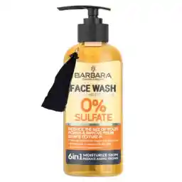 ژل شستشو فاقد سولفات باربارا حاوی کلاژن مناسب انواع پوست حجم 370 میل