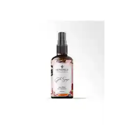 بطری شیشه ای تونیک رز واتر مونوویل 100% طبیعی با سر اسپری 100 میلی لیتر (رز واتر)