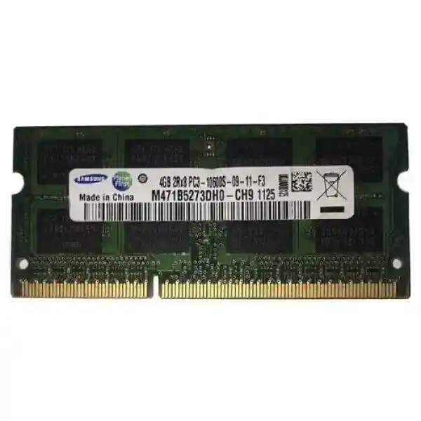 رم لپ تاپ سامسونگ DDR3 pc3 10600s MHz ظرفیت 4 گیگ Samsung DDR3 pc3 10600s MHz RAM - 4GB