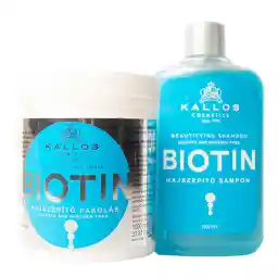 مجموعه دو عددی شامپو و ماسک مو کالوس حاوی بیوتن مناسب موهای نازک و ضعیف حجم 1000 میل