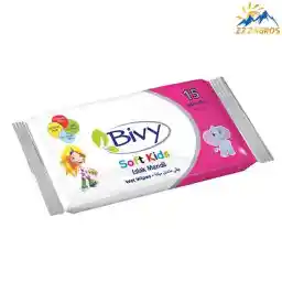 دستمال مرطوب کودک بیوی صورتی مدل sensitive تعداد 15 عددی