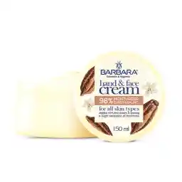 کرم مرطوب کننده دست و صورت باربارا حاوی روغن جوجوبا حجم 150 میل