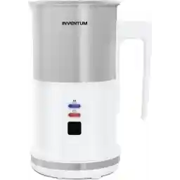 Inventum MK351 - کف ساز برقی شیر - 115/240 میلی لیتر - کف کردن سرد/گرم - گرمایش - پوشش نچسب - سفید/استیل ضد زنگ