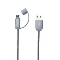 کابل USB به micro-usb یسیدو مدل CaT1 / نقره‌ای