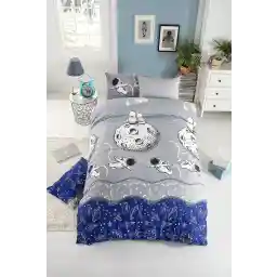 ست روتختی تکی تابو هوم Alien Grey