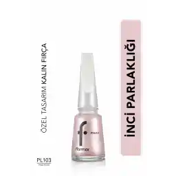 Flormar Parelmoer Glanzende Nagellak (ROZE) - Parelachtig Nagelglazuur - Pl103 Roze Peer - 8682536035293
