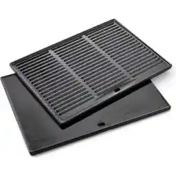 کباب پز - بشقاب کباب پز - چدن - مشکی - 43x35 سانتی متر