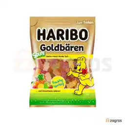 پاستیل هاریبو مدل Goldbaren Saure وزن 200 گرم