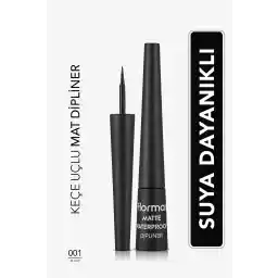 Dipliner مات ضد آب Flormar (BLACK) - Dipliner ضد آب - 001 Black - 8690604536481