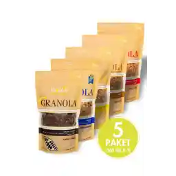 غذاهای طبیعی مادر 5'li مخلوط گرانولا