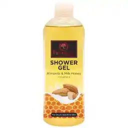ژل شستشوی بدن فابریگاس حاوی عصاره شیر، عسل و بادام حجم 400 میل