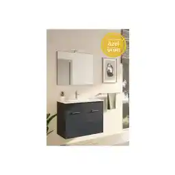 سرویس حمام VitrA Ardea 67071 با روکش 80 سانتی متری آنتراسیت براق