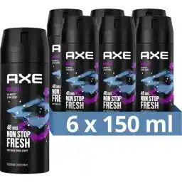 اسپری بدن دئودورانت دریایی AX - 6 x 150 ml - بسته ارزشی