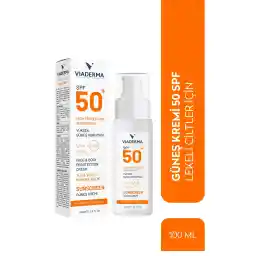 کرم ضدآفتاب 100 میلی لیتری ویادرما SPF 50 ضد لک صورت و بدن - ضد آب تمام پوست