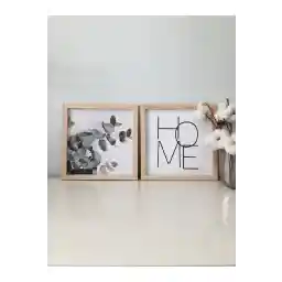 ست قاب چوبی خانه اکالیپتوس اتاق نشیمن طرح Puu