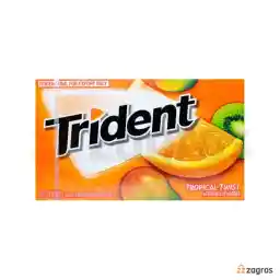 آدامس بدون قند تریدنت با طعم میوه های گرمسیری بسته 14 عددی