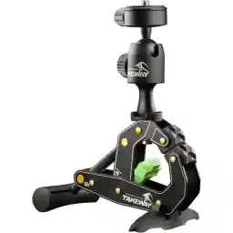 گیره نگهدارنده دوربین تیک وی TAKEWAY camera Clamp Mount with 360°Rotatable Mini Ball Head