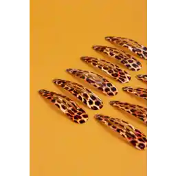 ست گیره بند لوکس 6 تیکه زنانه BAHELS مدل پلنگی