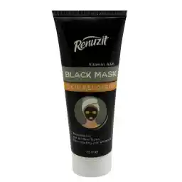 ماسک صورت رینوزیت مدل Black carbon active حجم 75 میلی لیتر