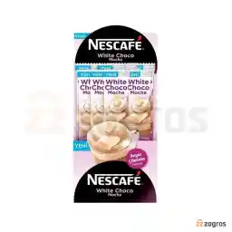 پودر قهوه فوری نسکافه با طعم شکلات سفید بسته 24 عددی