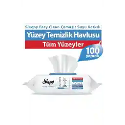 حوله تمیز کننده سطحی Sleepy Easy Clean سفید کننده 100 برگ اضافه شد