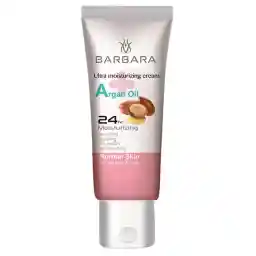 کرم آبرسان دست و صورت باربارا حاوی روغن آرگان مناسب پوست معمولی حجم 75 میل