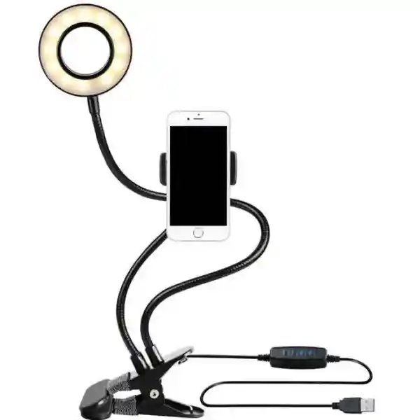 رینگ لایت مدل گیره ای 3.5 اینچی Professional Live Stream Ring Light